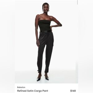 Aritzia Babaton Refined Satin Cargo Pant - NWT - Size 14